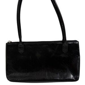 Vintage Hobo International Lola Black Leather Women's Handbag Shoulder Bag